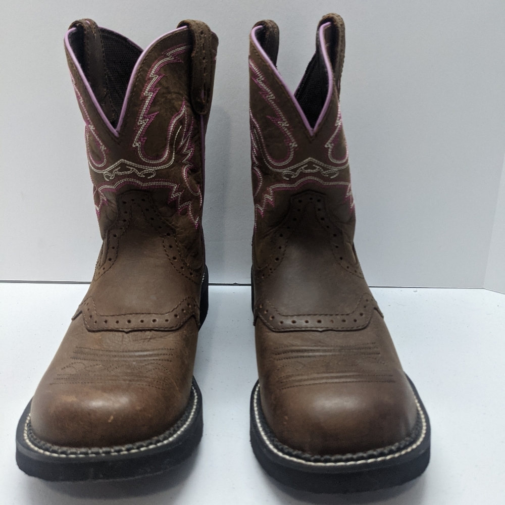 Justin Gypsy L9903 Brown Leather Cowgirl boots 10B